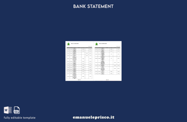 pagine di parole dell'estratto conto della Pakistan Bank Al Habib in stile ver 1